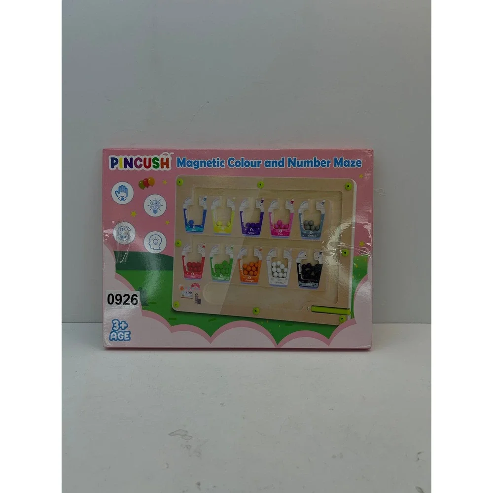 Pincushion Magnetic Color and Number Maze Kids  OS Pink CX-01